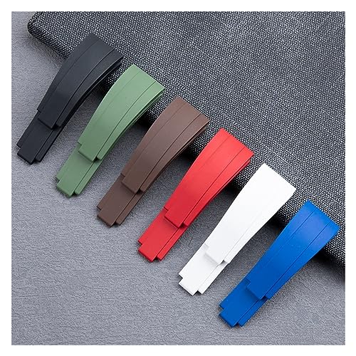 Bracelet OYSTERFLEX en caoutchouc fluoré de haute qualité pour Yacht Master