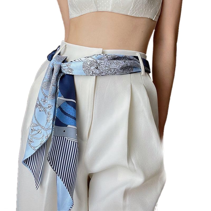 Mulberry Silk Like Head Scarf Women's Fashion Square Neck Satin Scarfs for Bag Hair Scarves Gift2