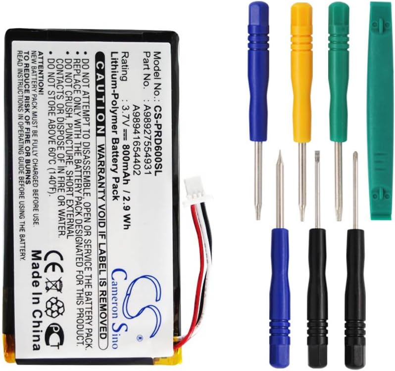 Cameron sino 800mAh Li-ion Battery A98927554931 A98941654402 for Sony Ebook Reader PRS-600, PRS-600/RC, PRS-600/BC