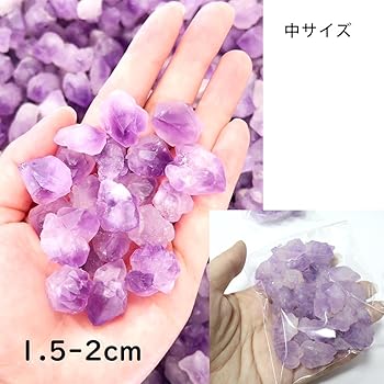 Amazon | 100g アメジストクラスター原石 天然石 さざれ石