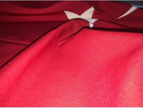 Türk Bayrağı Alpaka Kumaş 50x75