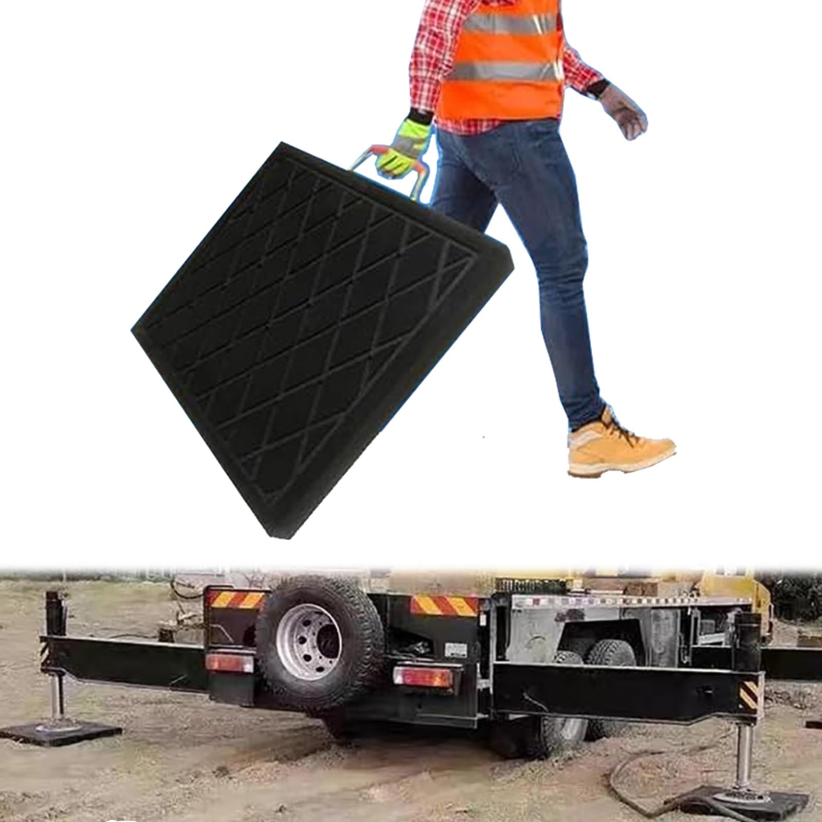 Coussin de stabilisateur haut de gamme incassable pour camion et grue