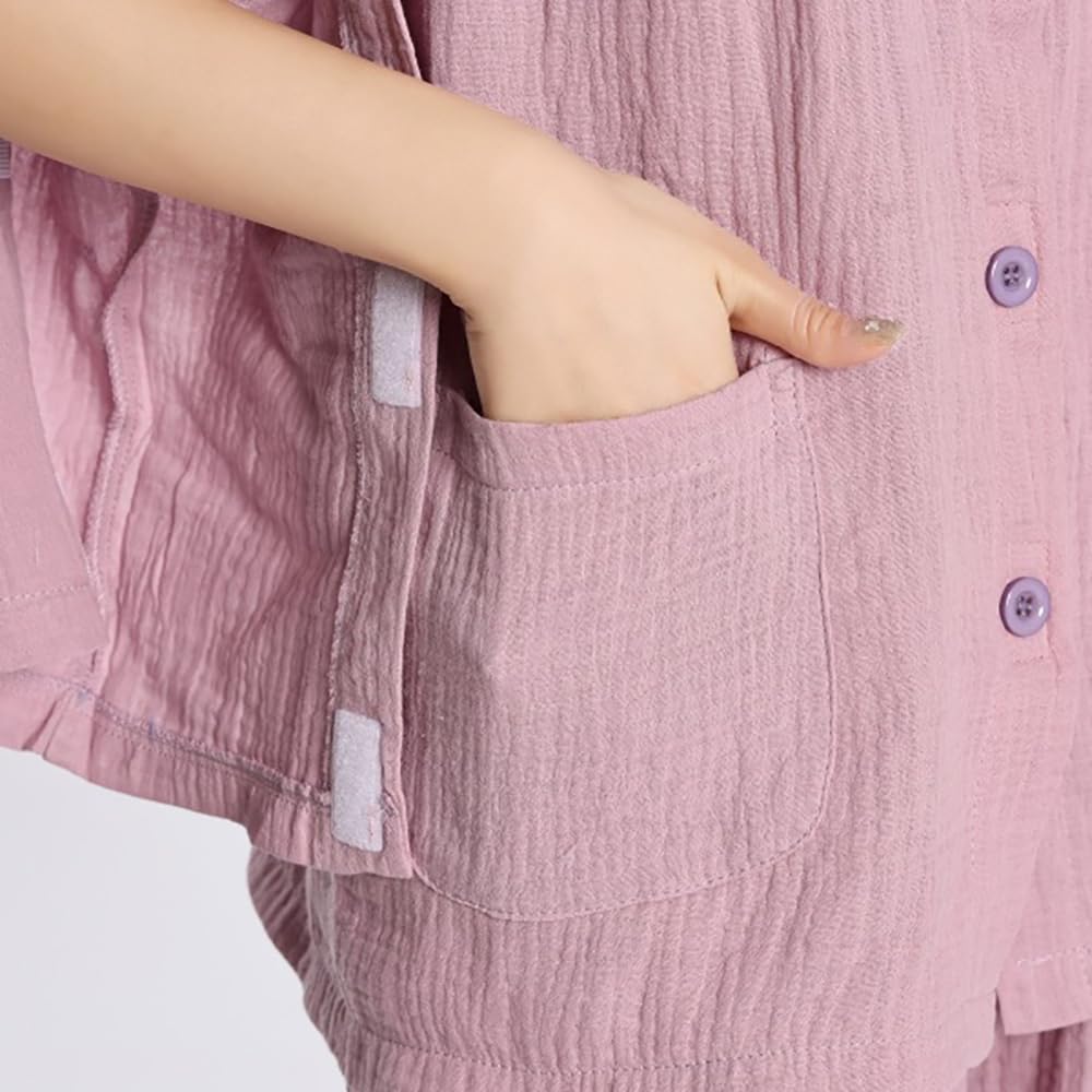 Ropa Para Pacientes Postrados En Cama, Traje De Paciente Postrado En Cama Con , Ropa Para Discapacitados, Fácil De Usar Y Quitar, Asistente De Enfermería Hospitalaria, Para Parálisis, Ancianos