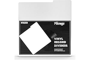 Facmogu 20PCS Vinyl Record Storage Dividers: The Ultimate Solution for Organizing Your Vinyl Treasures