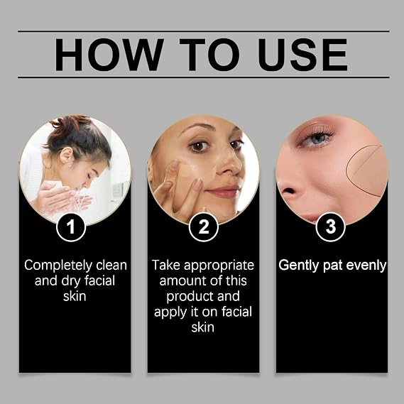 Color Changing Foundation with Glycerin - SPF 15 Foundation for Mature Skin - 30ML Long-Lasting & Mattifying for Women Men Liquid Makeup