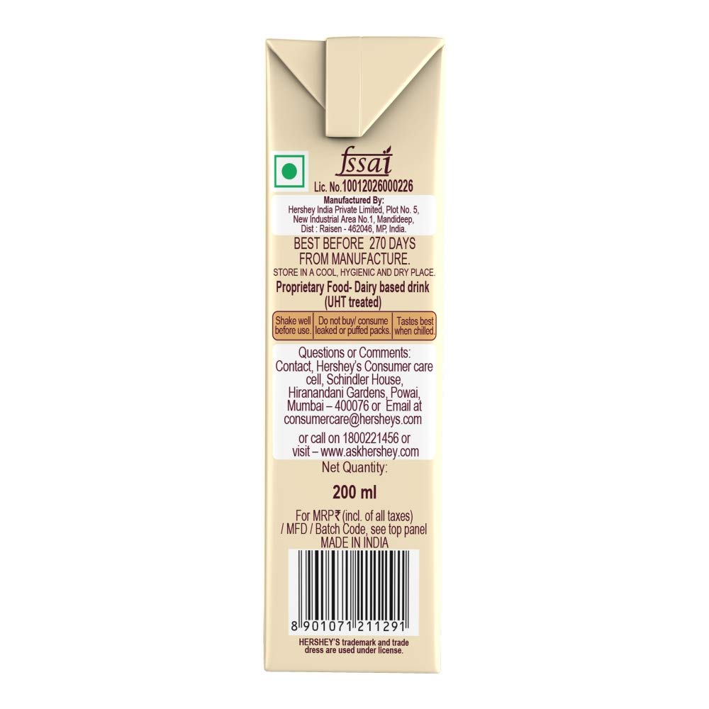 Big Bazaar Combo - Hershey's Milk Shake, Cookies and Cream, 200ml (Buy 2 Get 1, 3 Pieces) Promo Pack - Image 5 thumbnail