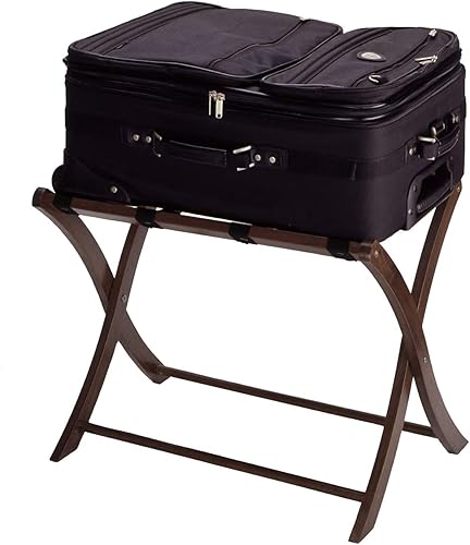 Miniatura 3 de Estante Winsome Wood para equipaje, Multi, Walnut