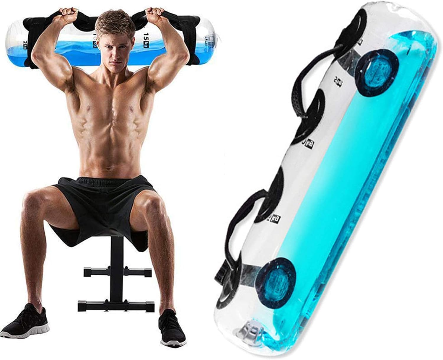 Canuca Ultimate Aqua Bag: 20KG Water Weight Training for Core Strength & Balance - Adjustable, Durable Fabric, Easy Grip Handles, Portable, Versatile Workouts-image-15