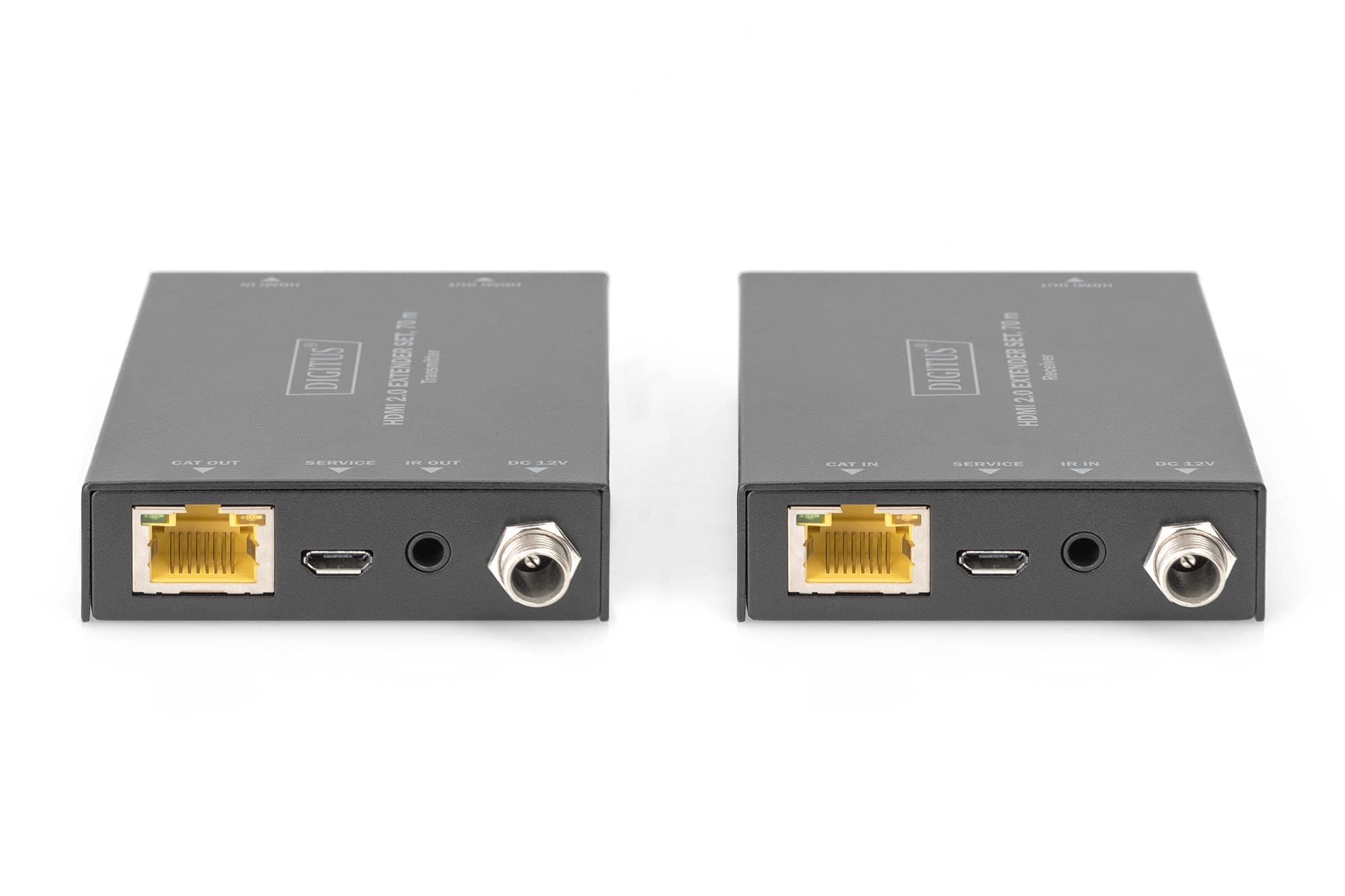 DIGITUS Set estensore HDMI 2.0 70 m 4K/60 Hz 18 Gbps HDCP 2.2 HDR PoC