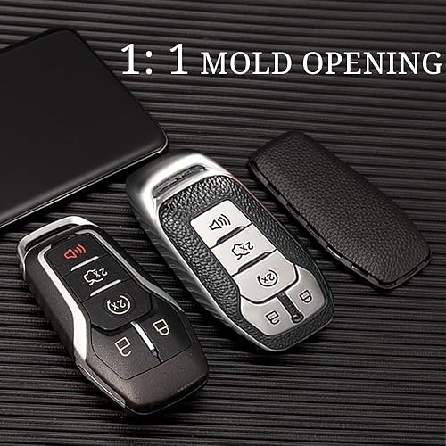 Miniatura 5 de WSAuto Kit de llavero compatible con Ford Bronco Mustang Fusion Raptor F150 F250 Edge Explorer Expedition Lincoln Corsair Nautilus Accesorios Blanco