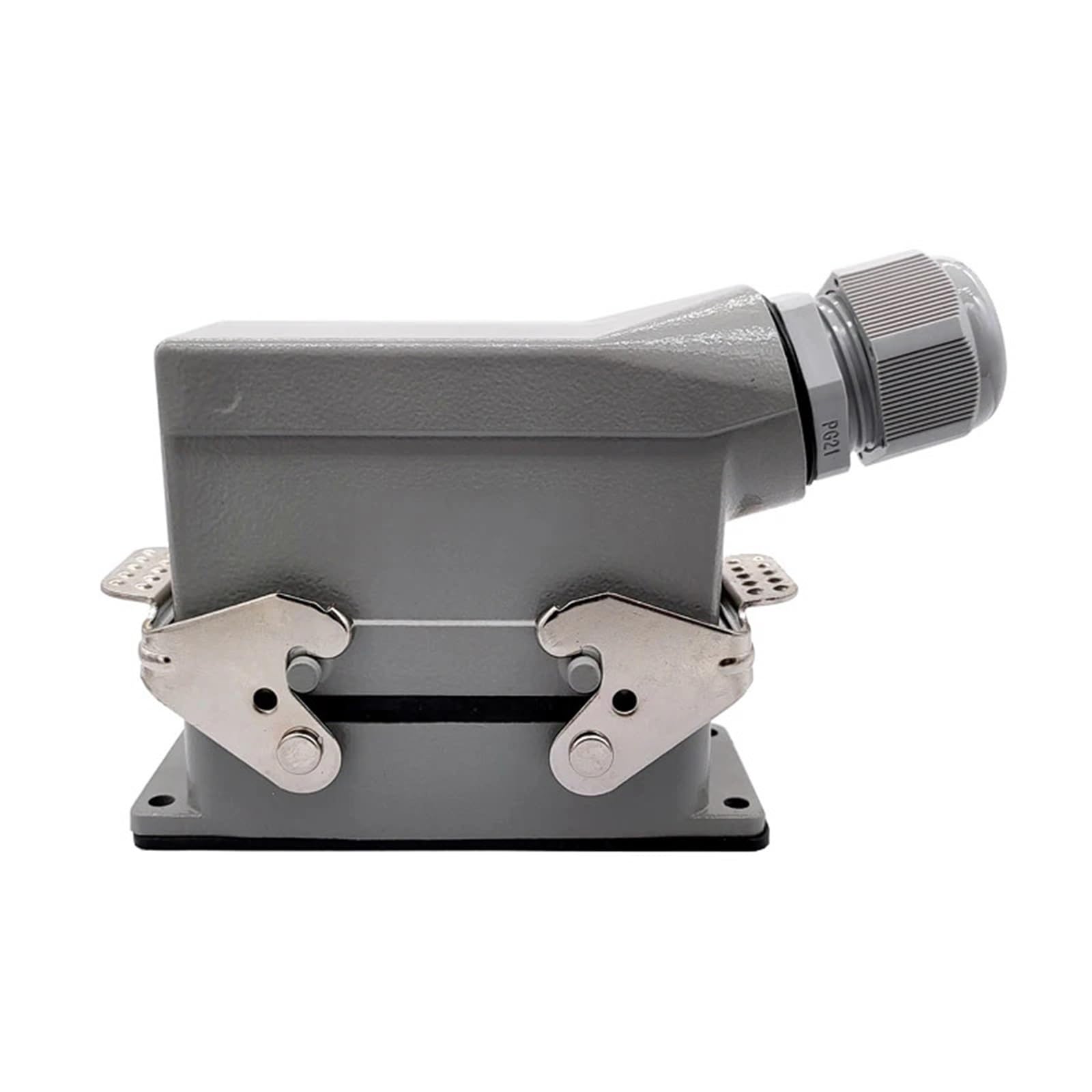 Conector rectangular HDC-HSB-006 de 6 pines y conexión por tornillo industrial de 35 A 7