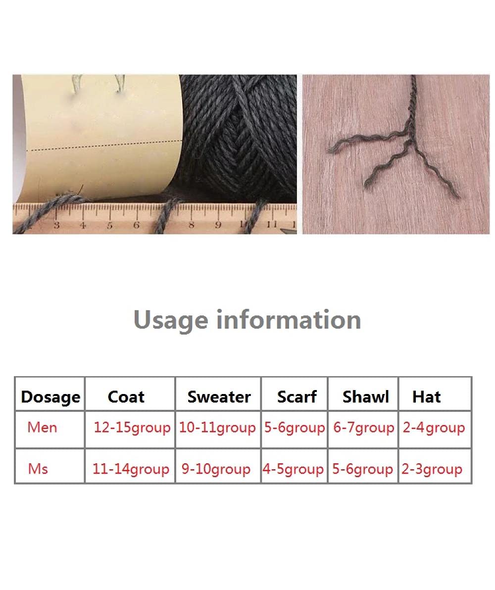 Gomitoli Di Lana 100 G/Set Medio Cotone Cotone Crochet Filato Anti-Pilling Di Alta Qualità Filettatura A Maglia Handmade Per Cardigan Sciarpa Cappello Maglione Bambola-16 Blu Navy._8Pcs.