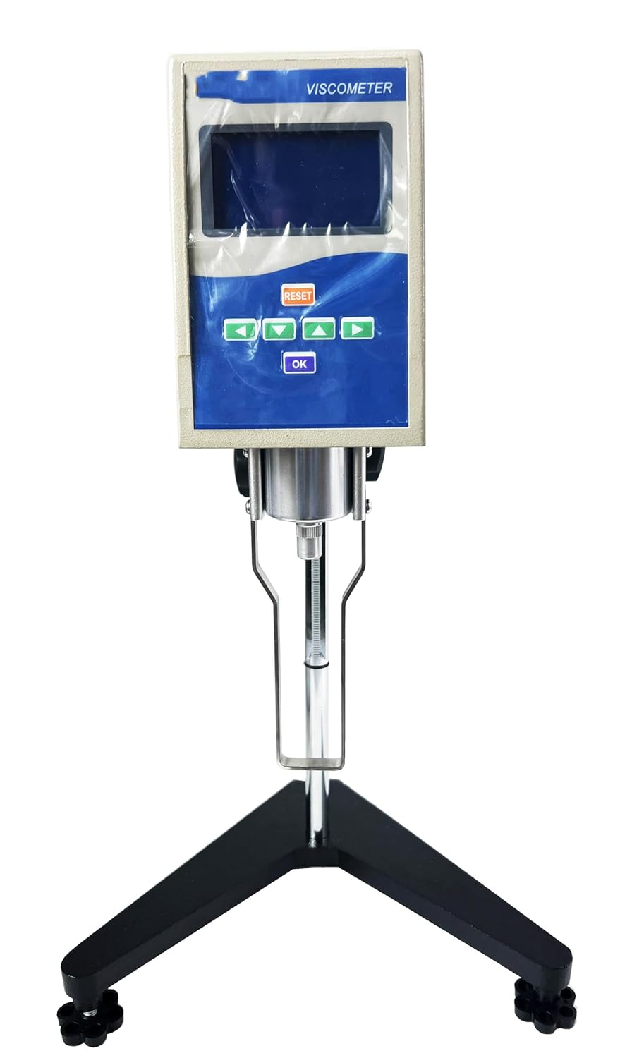 Rotational Viscometer Digital Viscosimeter Rotary Viscosity Meter with Range 1~2000000mPa.s Precision 1% Rotors #1#2#3#4 for Oil Paints Plastics Food Paint Fluid Viscosity Measurement