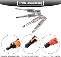 Teocpai 6 darabos háromszög csavarhegy készlet 50mm mágneses S2 acél 7