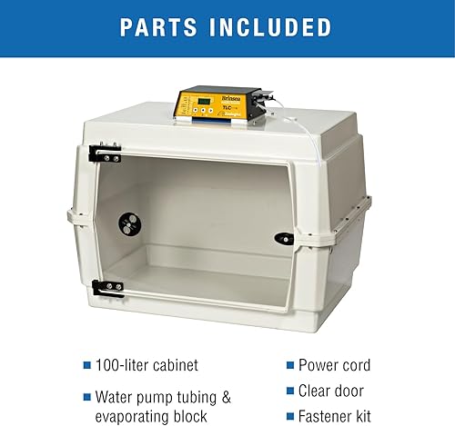 Miniatura 5 de Brinsea TLC-50 Zoologica II - Incubadora grande de cría de aves y recuperación de mascotas con control de humedad para animales enfermos, ideal