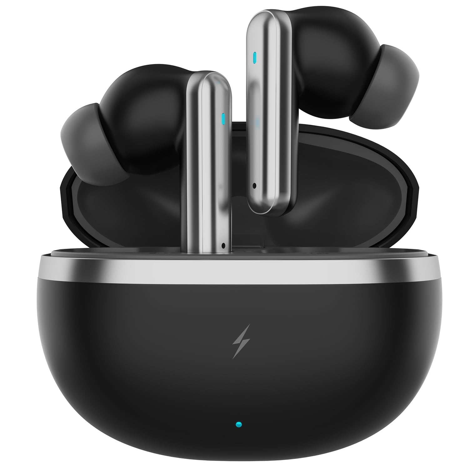 Fire-Boltt Newly Launched Aero Luxe TWS Earbuds with Custom EQ, Bluetooth 5.4 Wireless Earphones, 50H Playtime, Fast Charging Case, 50ms Low-Latency Gaming & Touch Controls Midnight Black discount deal