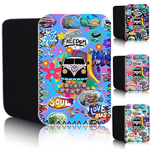 BIZEBEETAB 'Retro Furgoneta' 8 "Caso para DELL Venue 8 (2014) Tablet  Golpes y Resistente al Agua Bolsa de Neopreno para Protector  rápido de Barco  UK