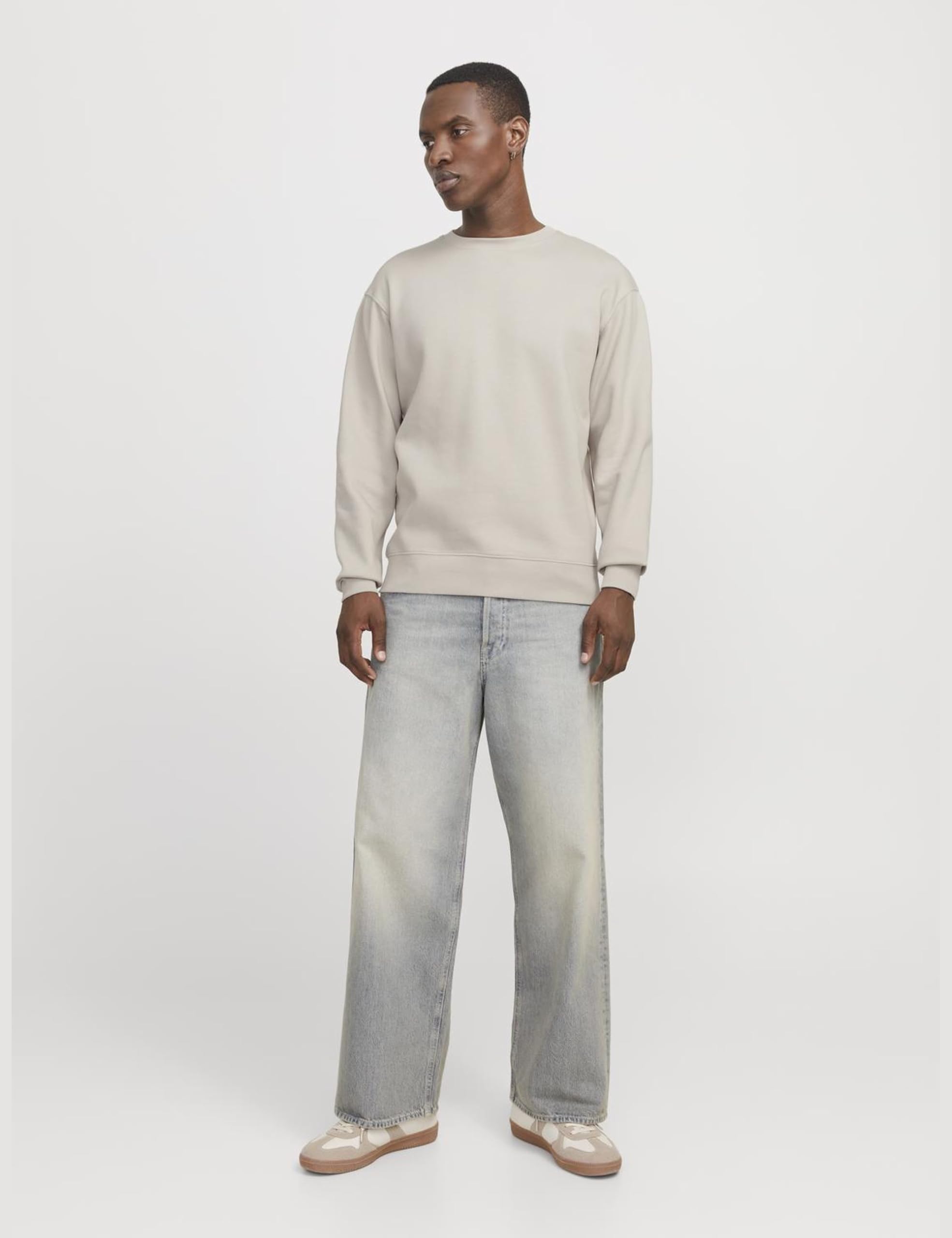 JACK & JONES Sweatshirt Plain Sweatshirt