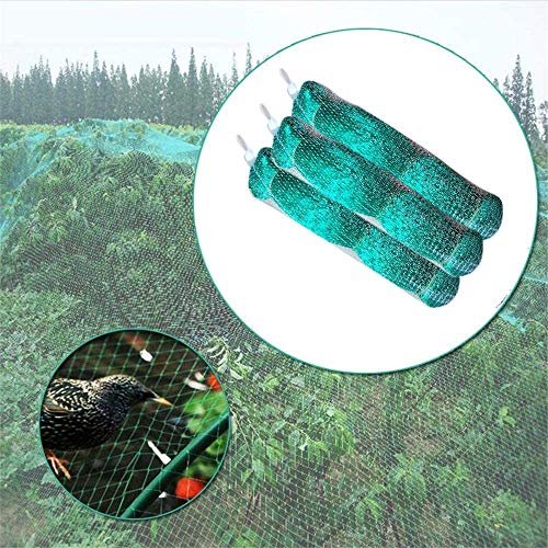 SHDT Anti-Bird Netting for Garden,Garden Plant Netting,Pond Net Cover,Best for Seedlings,Vegetables,Flowers,Fruits,Bushes,Reusable Fencing,Green,2 * 10M
