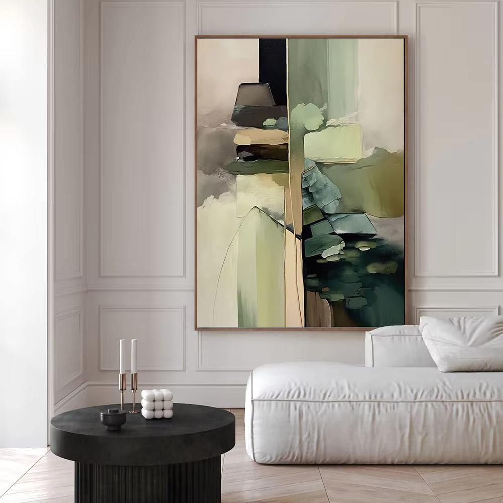 DFZEWKI Modern Abstract Art Neutral Minimalism Posters Prints Contemporary Color Aesthetic Canvas Painting Office Home Decor(30x40cm(12x16in)/No frame)