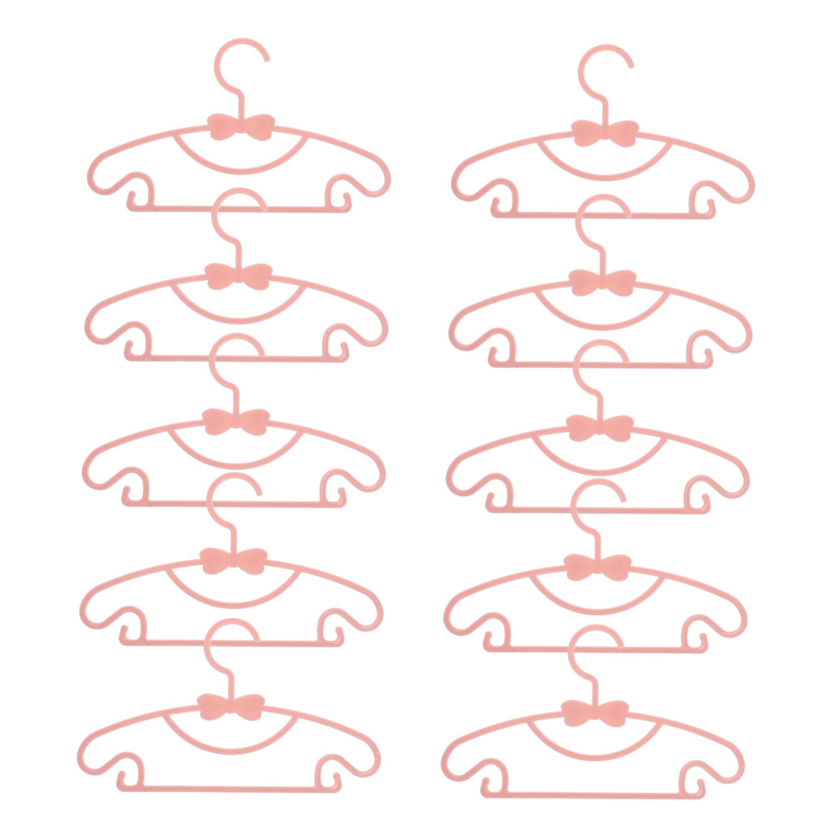 Luxshiny 10pcs Lightweight Butterfly Knot Hangers for Space Saving Clothing Organizers Easy to Clean Nursery Closet Hangers Sturdy Material for Newborns
