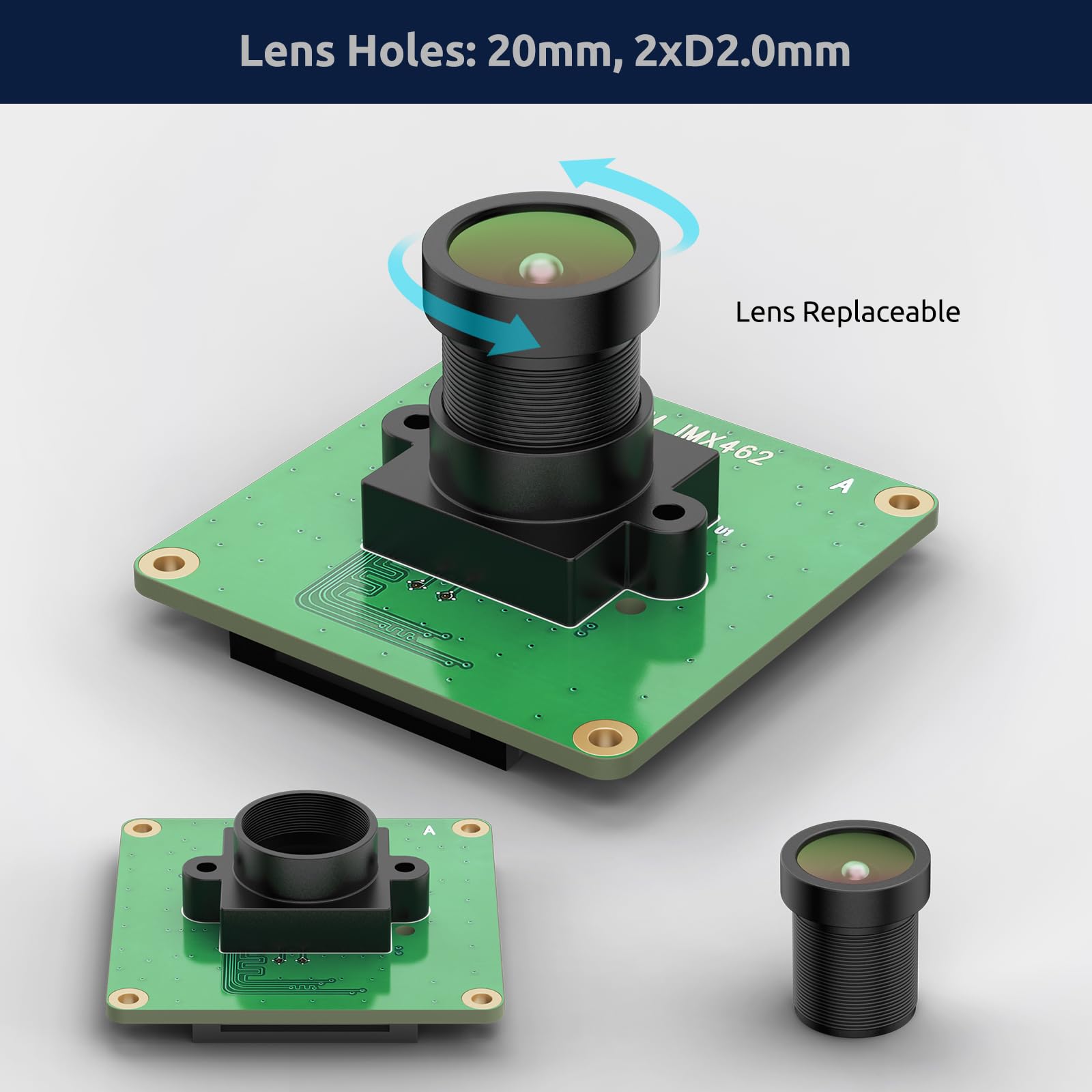 InnoMaker Raspberry Pi Industrial Camera Module STARVIS IMX462