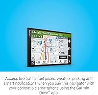 Vista 6 de Garmin DriveSmart 86 8-inch Bright Crip Glass Screen Car GPS Navigator (010-02471-00) (Renewed)