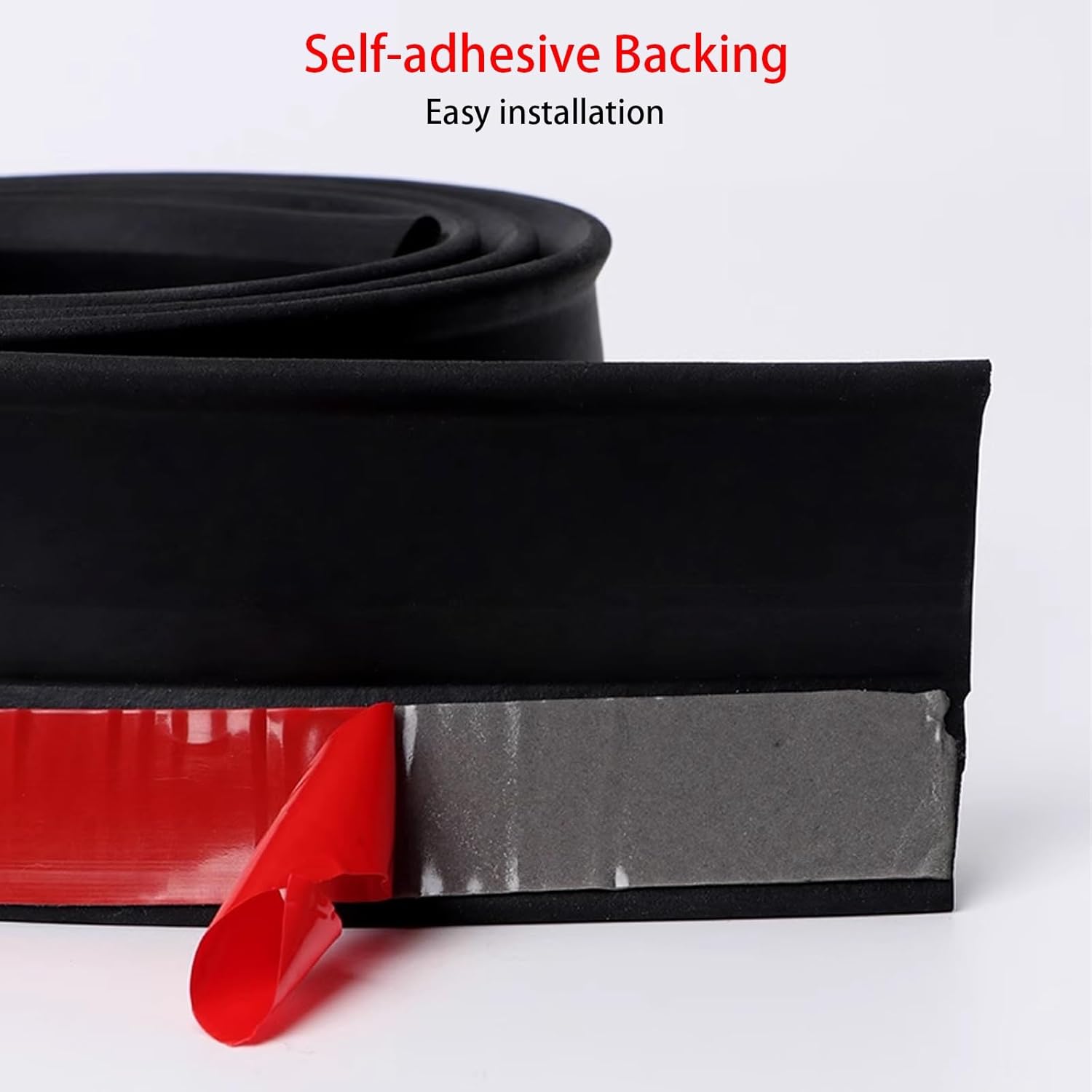 Garage Door Rubber Bottom Seal, Weatherstripping, Garage Door Seals Bottom, Rubber Seals with Adhesive Backing, Freely Cut