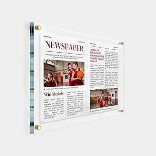 Core Memories Floating Frame, Poster Frame, Clear Acrylic Frame, Frameless Frame, Certificate Frame, Keepsake Photo, Wall Frame, Clear Frame