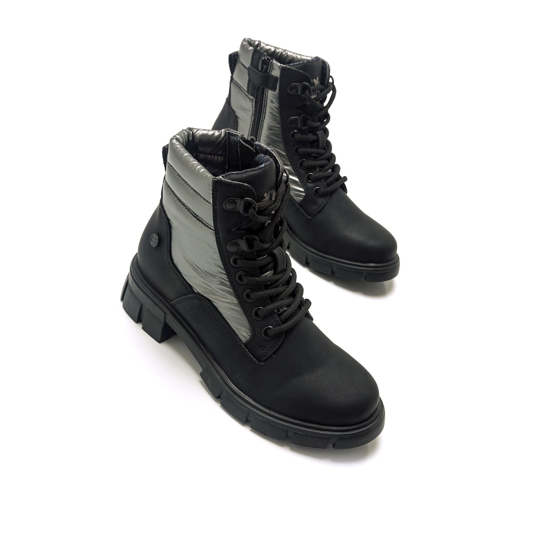 MTNG KIDS Botines Niñas Botines MIA 48871 Niñas | Botines Casual | Cierre con Cremallera | 55950 | Space Plata