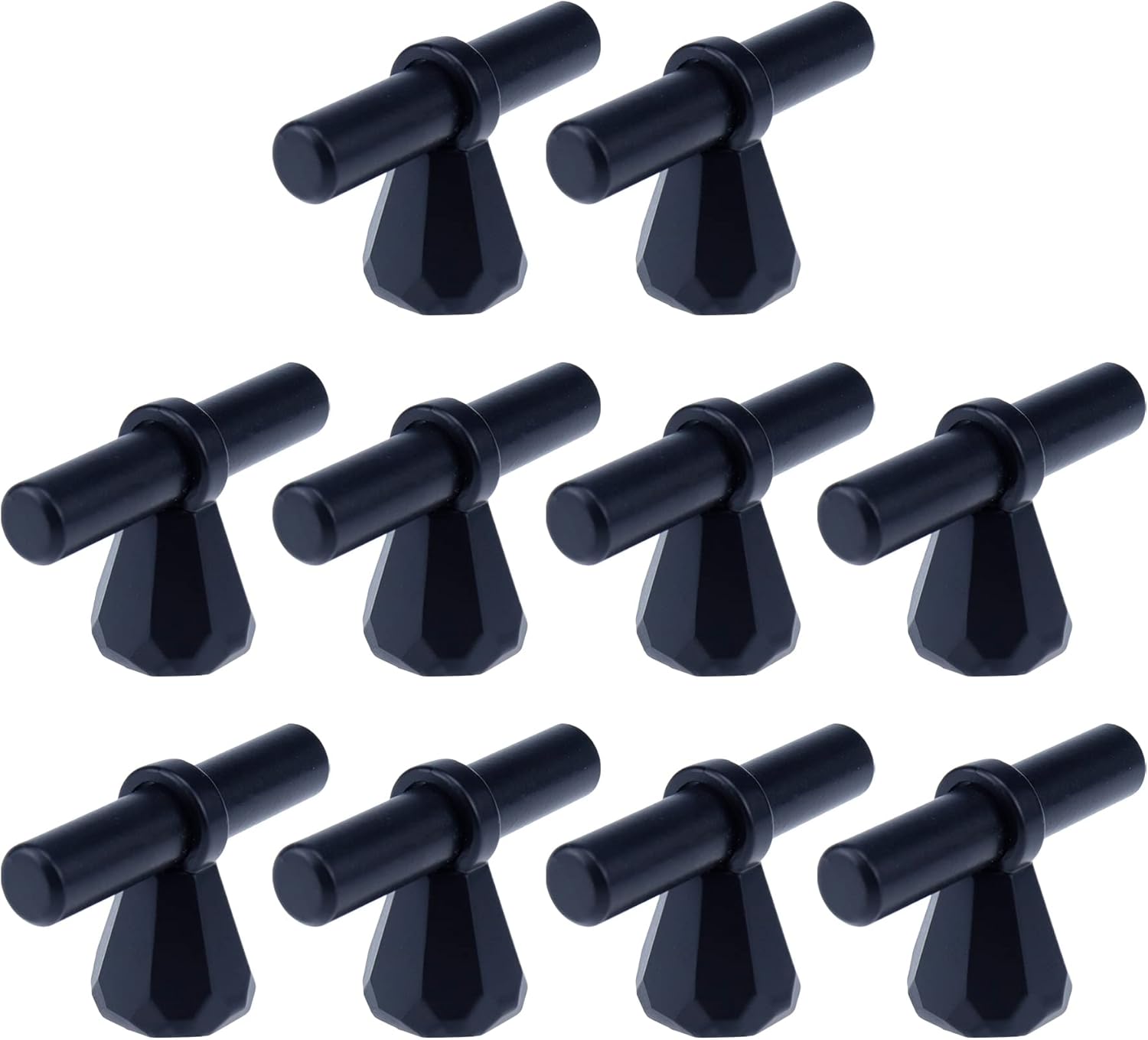 HNGSON T Bar Door Pull Knobs Dresser Drawer Knobs Zinc Alloy Furniture