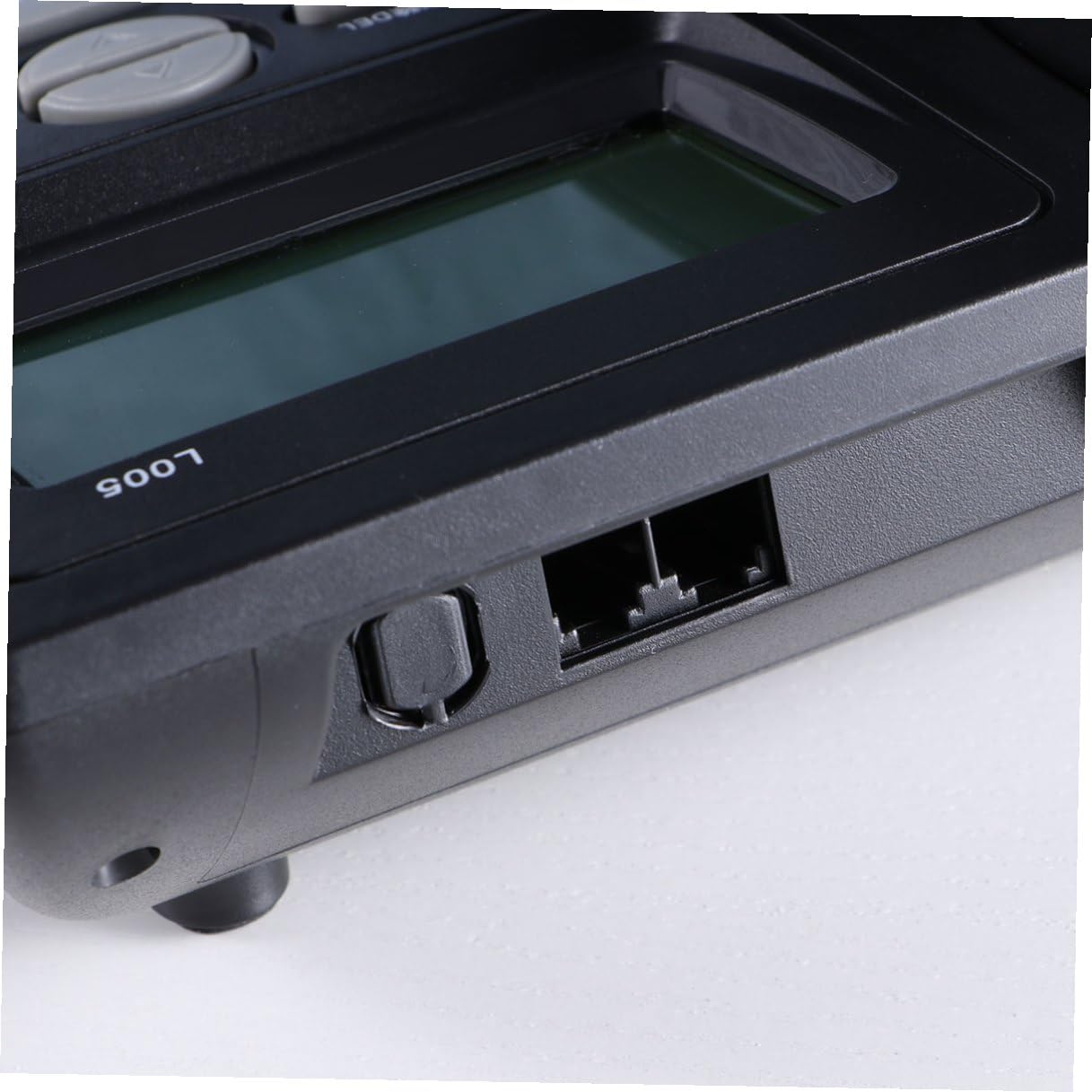 Telefono Fisso Doppio Nip e Identificazione Chiamante, Volume Suoneria Regolabile, Registrazione 50 Gruppi, in Plastica Nero per Casa e Negozio