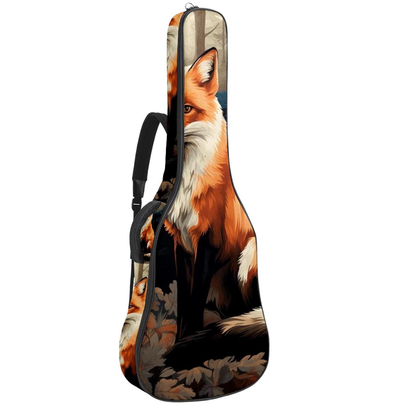Housse de protection guitare imperméable avec rembourrage antichoc renard - 8