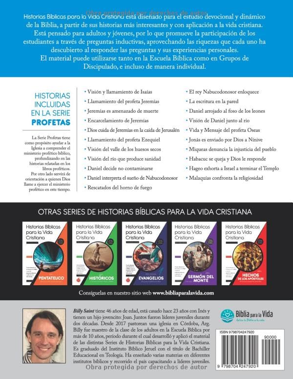 Miniatura 2 de Serie 3 PROFETAS (Alumno) 21 lecciones basadas en historias de los libros proféticos del Antiguo Testamento (Historias Bíblicas para la Vida