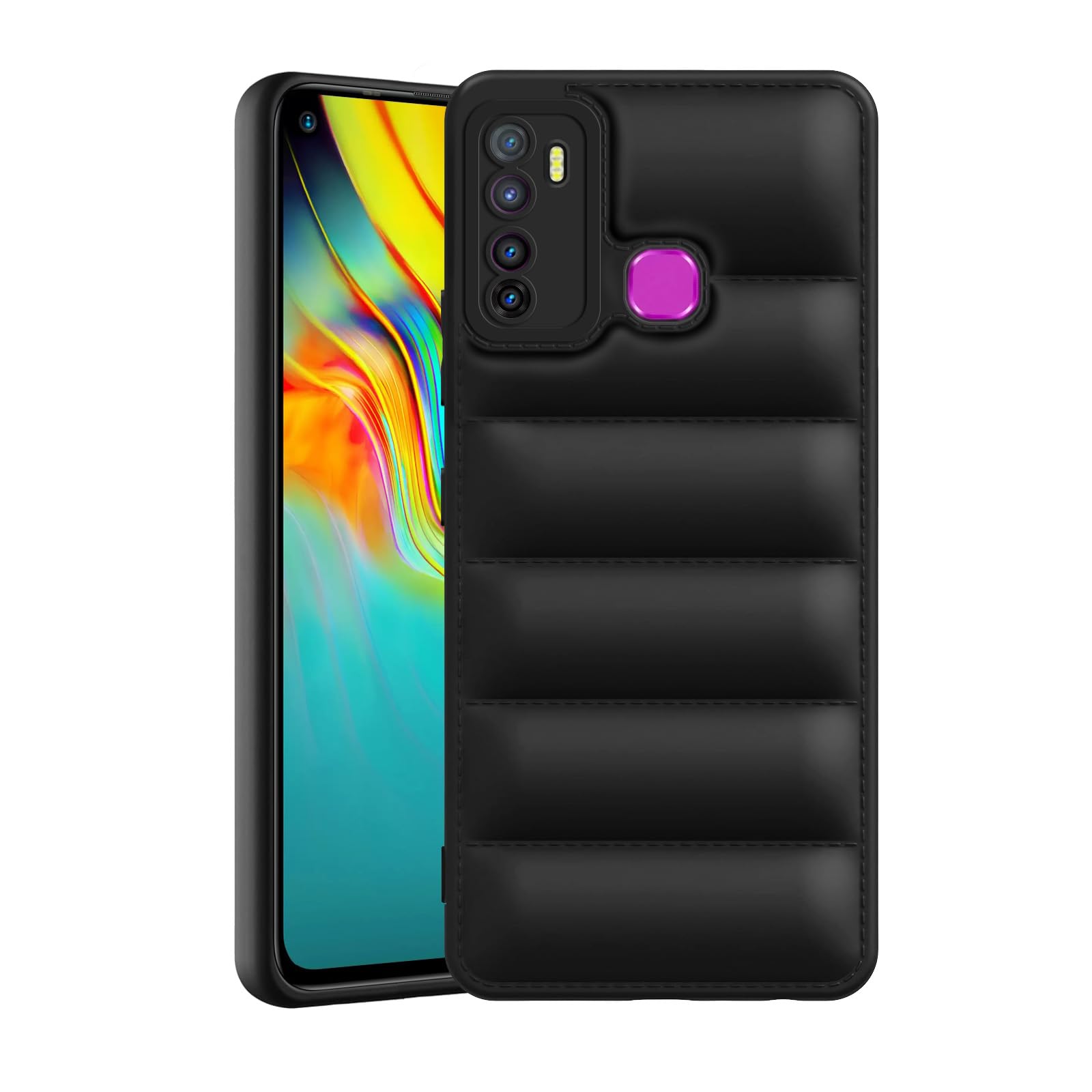 See full amazon price history chart for Amazon Brand - Solimo Puffer Case Camera Protection Soft Back Cover for Infinix Hot 9 | Infinix Hot 9 Pro - Black Amazon Brand - Solimo Puffer Case Camera Protection Soft Back Cover for Infinix Hot 9 | Infinix Hot 9 Pro - Black (B0CV54KWY9) Amazon Price History, Amazon Price Tracker