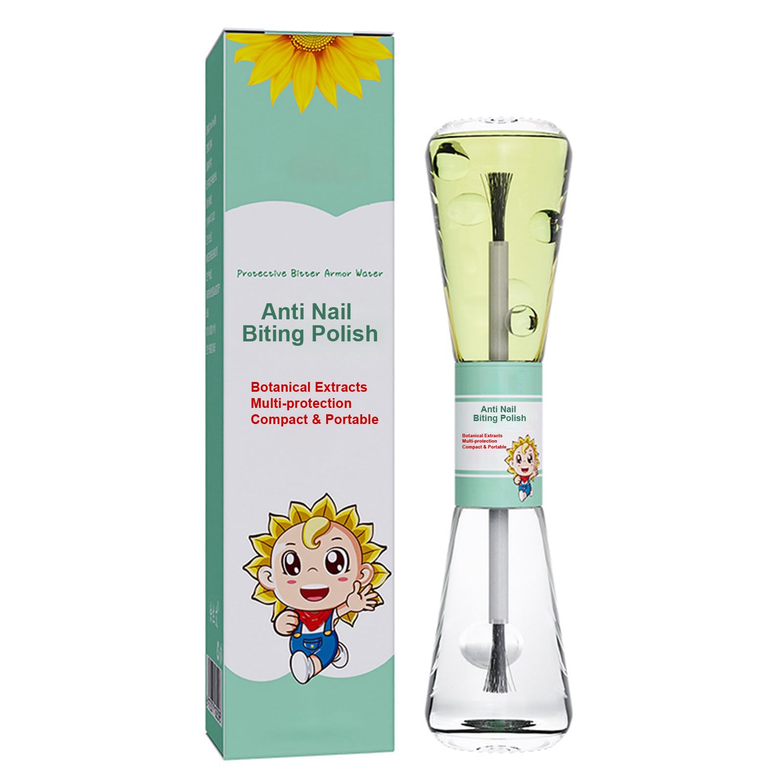 Anti Nail Biting Polish-Stop Biting Nails-Nail Biting Prevention-Stop Nail Repair Clear Varnish