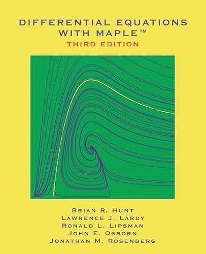 Differential Equations with Maple