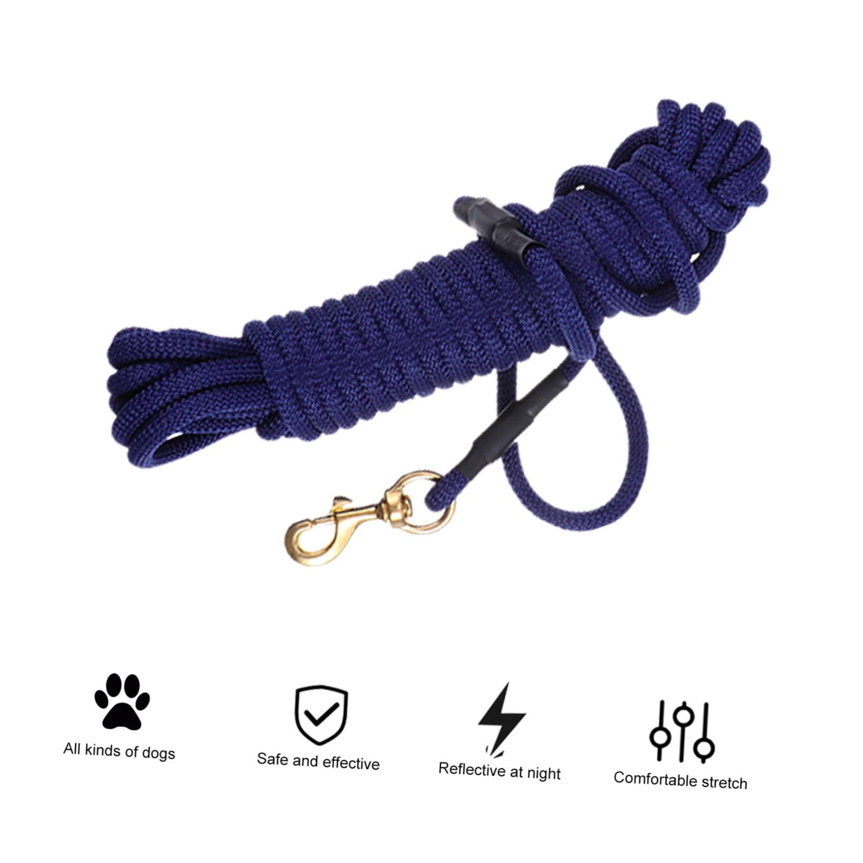 Guinzaglio Training Super lungo Cani Grandi 10m Blu
