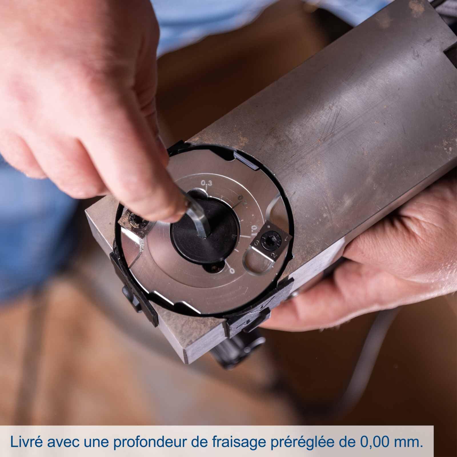 Scheppach Rabot fraiseuse à peinture 720W LFR720 - largeur de fraisage 80 mm - 10 000 tr/min - profondeur de fraisage 0-0,3 mm - 4 lames - élimine peintures et vernis