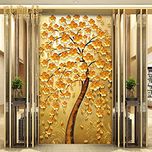 Peinture Diamant Géante Arbre 80x220cm pour Grand Mur Blanc sans Peindre