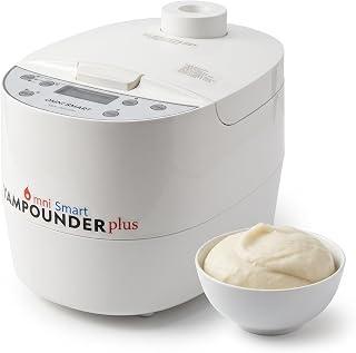 3L Electric Fufu Maker, Automatic Pounded Yam Machine with High-Torque Motor, Smart Temp Control & Detachable Non-Stick Pot for African Food and Rice
