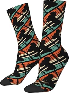IUBBKI Running Socks Vintage Shih Tzu Work Socks Sustainable Men Sports Socks Eco Friendly Football Climbing Office Socks 40Cm