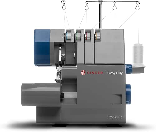 SINGER® X5004-HD Serger Overlock Machine, 2-3-4 Thread Capability | Accessories,