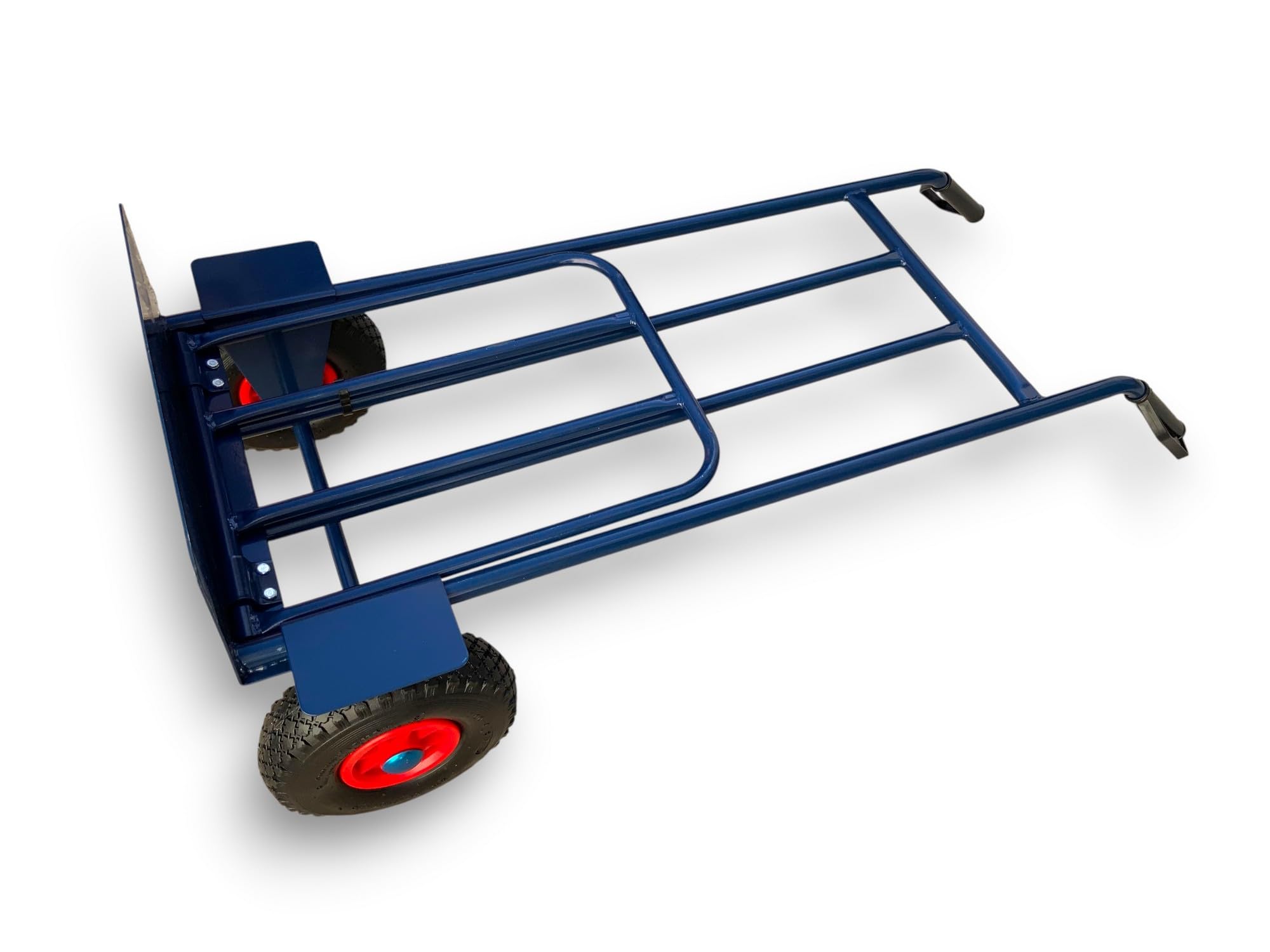 Chariot Diable de Transport et manutention | Charge 180 kg | Plateau pivotant Repliable | Roues gonflables Ø 260 mm | Déménagement Transport chargements Lourds | Kibros 9CH180BL