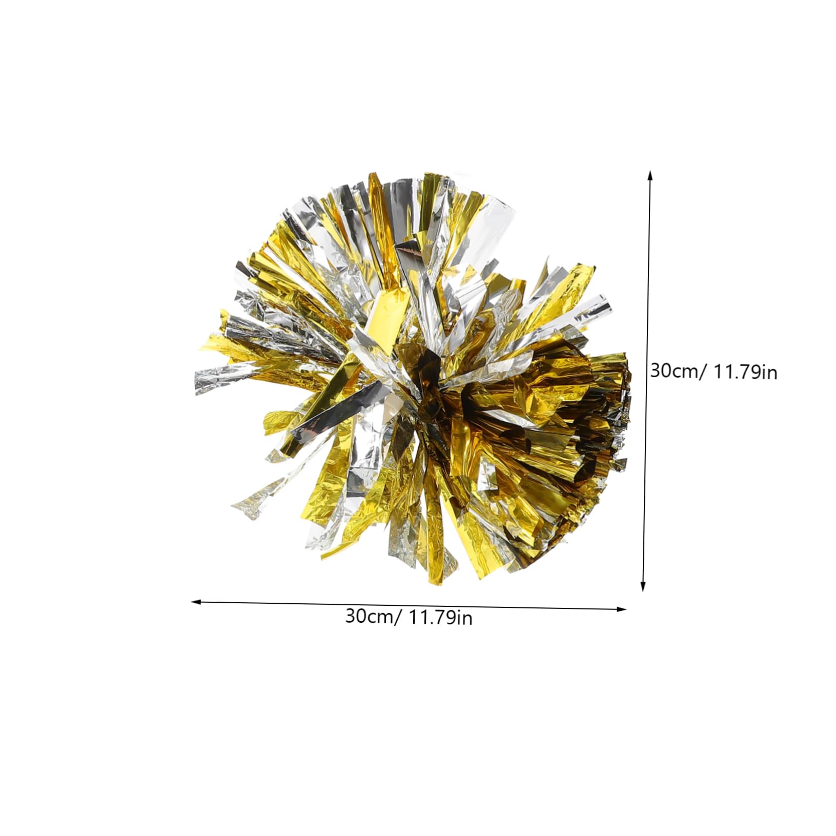 GALPADA Cheer Pom Poms for Boys and Girls 4pcs Cheerleader Pompoms with Handle Boys and Girls for School Sports Events