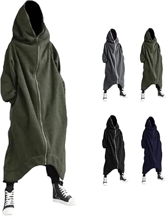 Men's Long Sleeve 3D Print Hoodie - Colorful Ethnic Circle Pattern Pullover, Hooded Sweatshirt For Spring & Fall - View #7