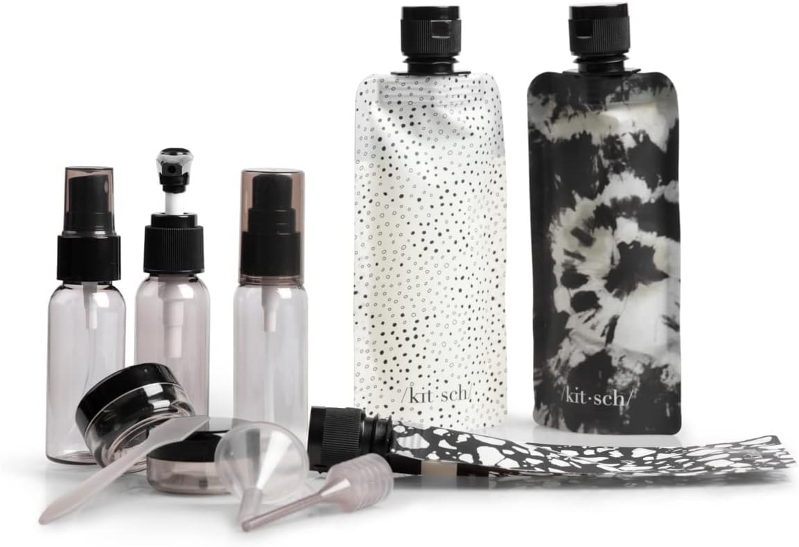 Kitsch Ultimate Travel Set Set of 11 Travel Size Container Kit