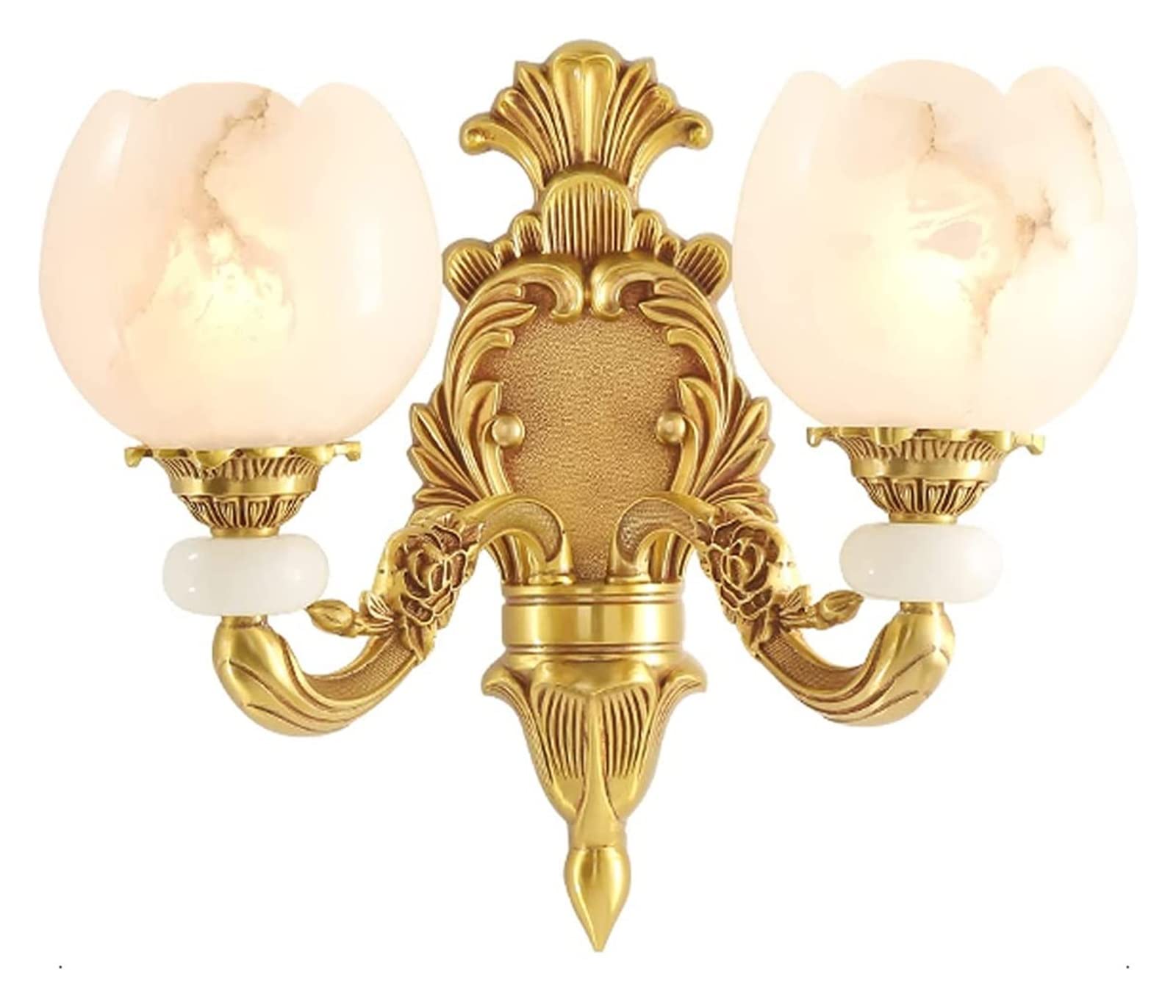 ZTCHSENZT Wall Lamp Light Style Copper Living Room Bedroom Bedside Lamp Retro Marble Corridor Aisle Lamp Wall Light,C