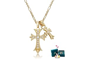Elegant Hanli Cross Necklace for Women: A Spiritual Adornment