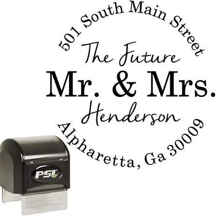 Self Inking Return Address Stamp - The Future...